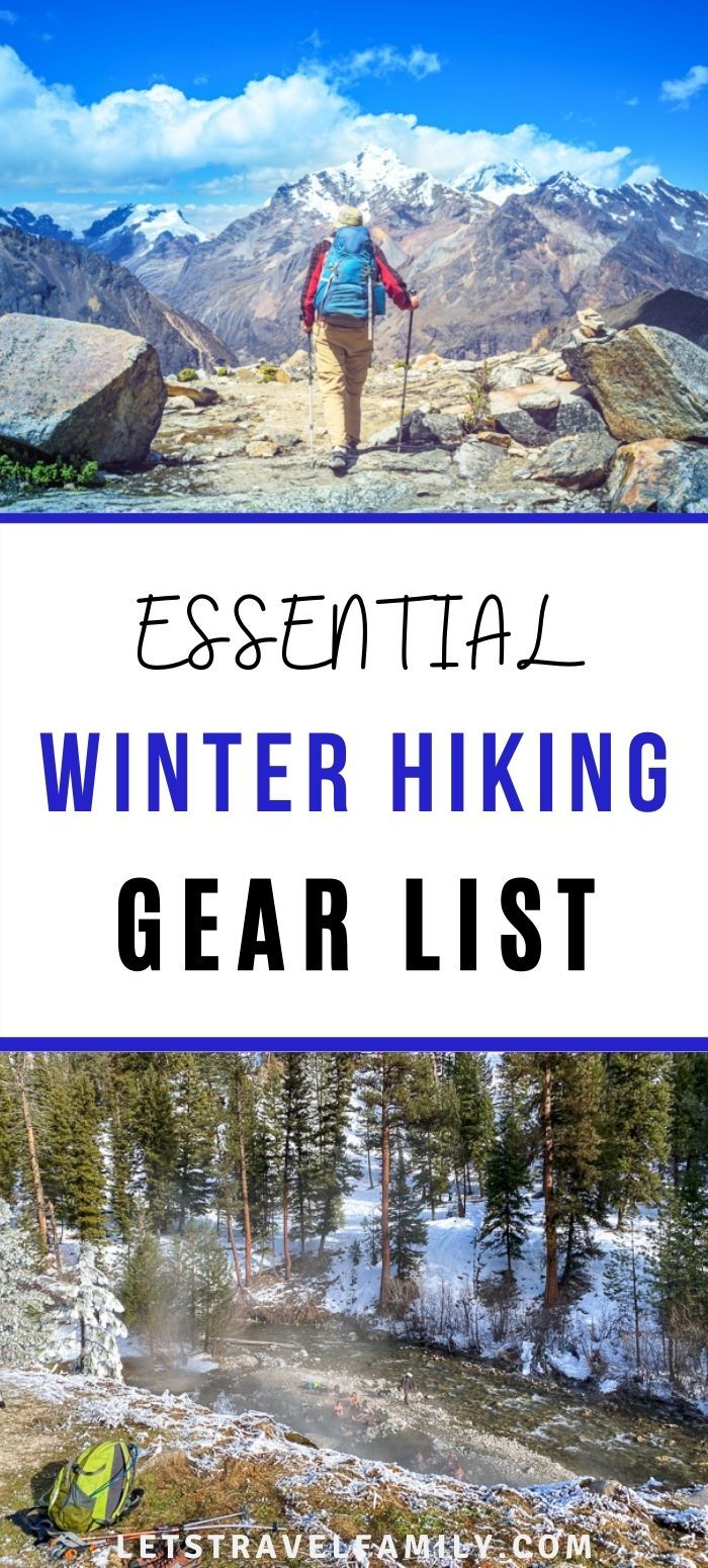 Best Winter Hiking Gear List