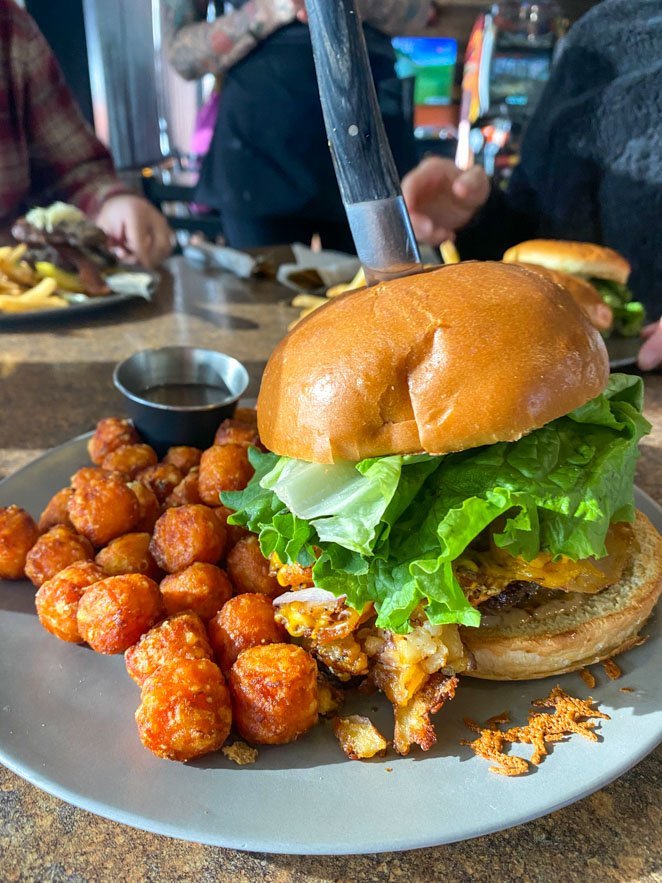 Biscuit and Hogs Burger Biscuit and Hogs Burger
