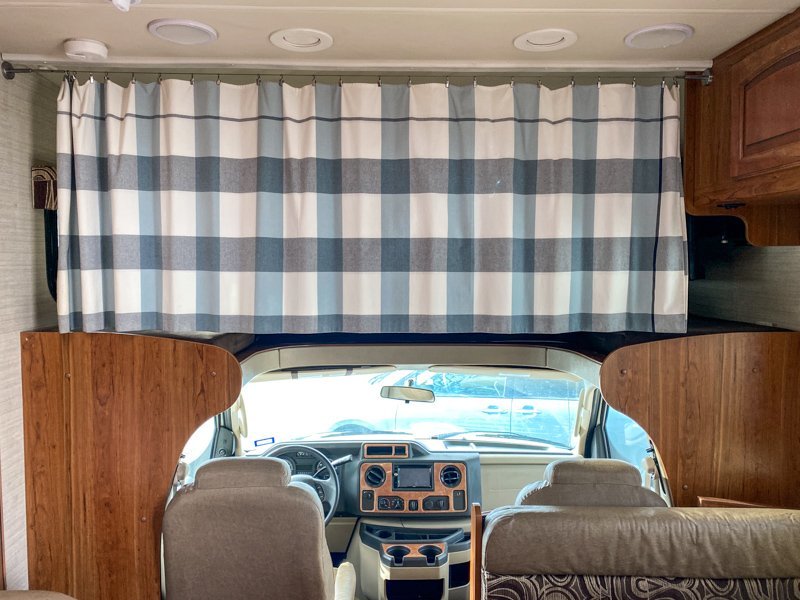 Camper bunk bed ideas - bunk over cab class C Camper bunk bed ideas - bunk over cab class C