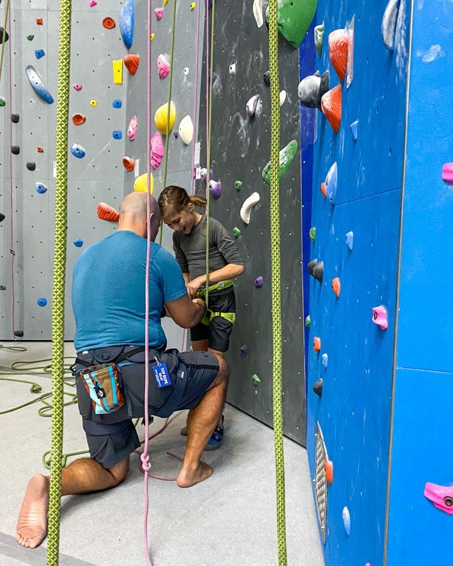 Vertical View Climbing with family