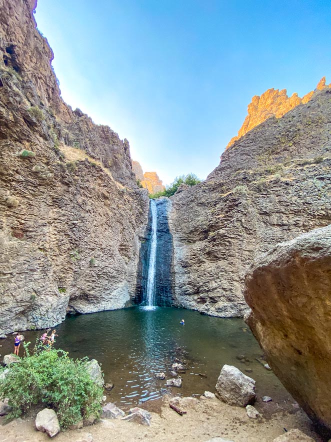 Jump Creek Falls Boise Idaho Hike