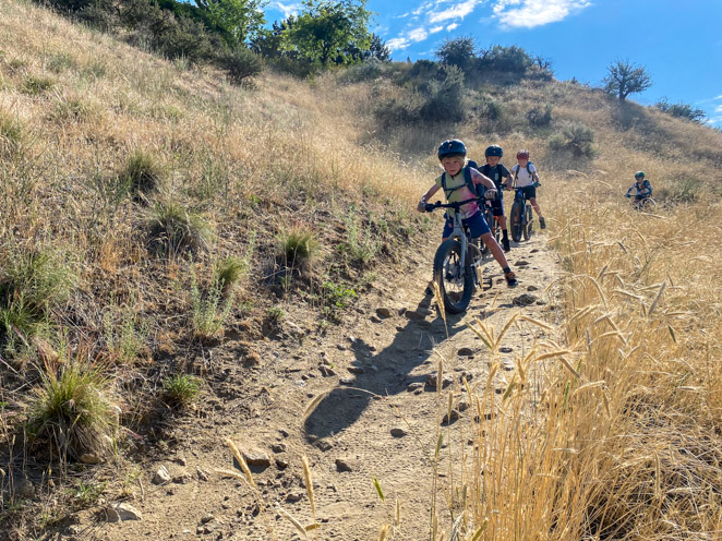 Mountain Bikers on the trails in Boise