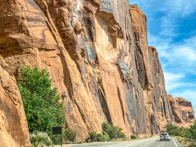 Rock Climbing Near Moab Utah