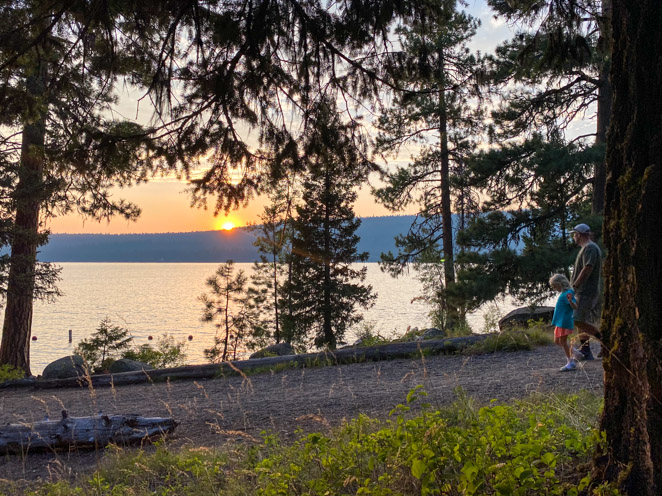 Hikes near McCall Idaho - Pondorosa State park with kids