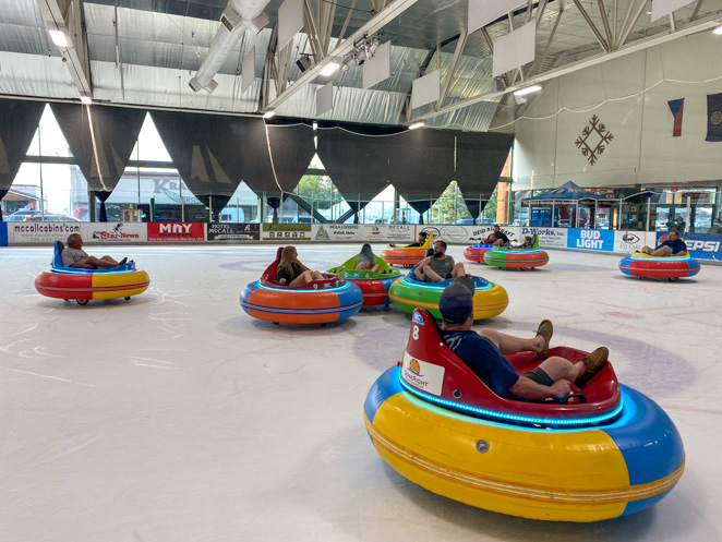 Things to do in McCall ID - Bumper cars on ice