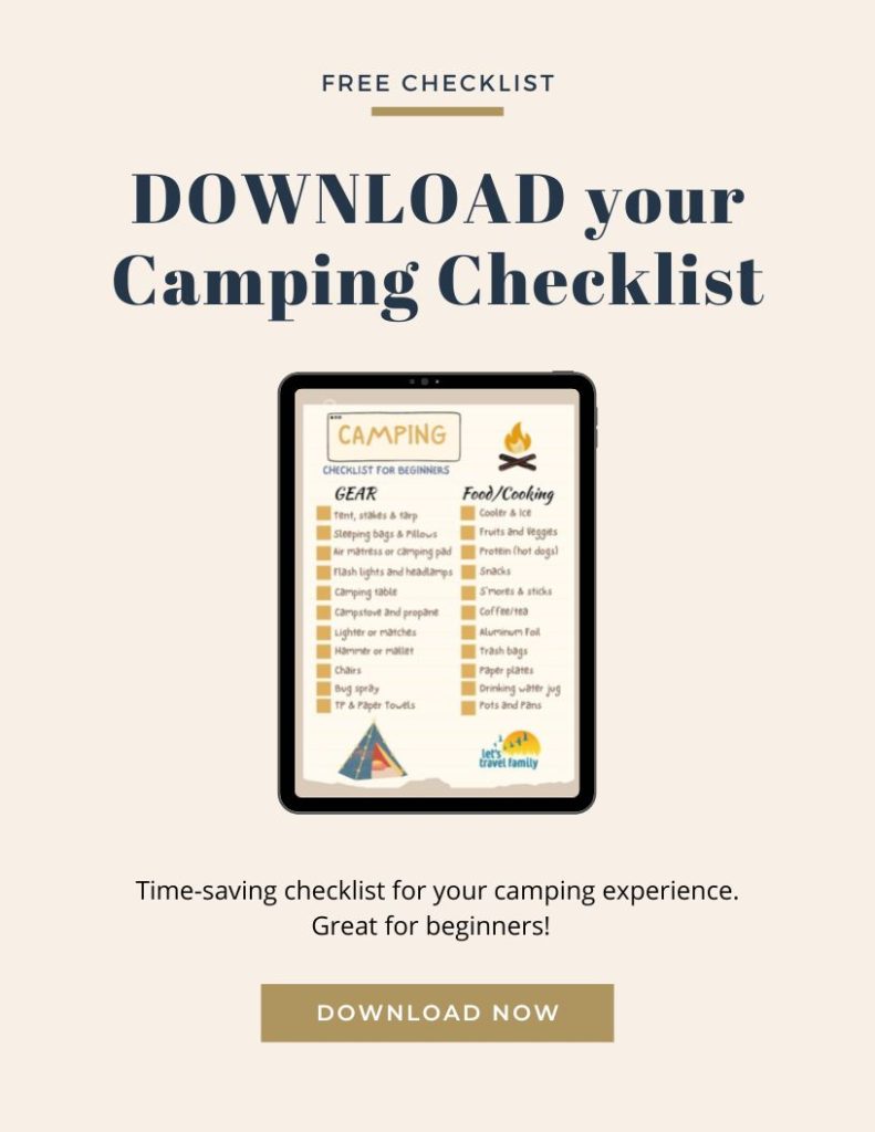 Printable Camping Checklist (1)