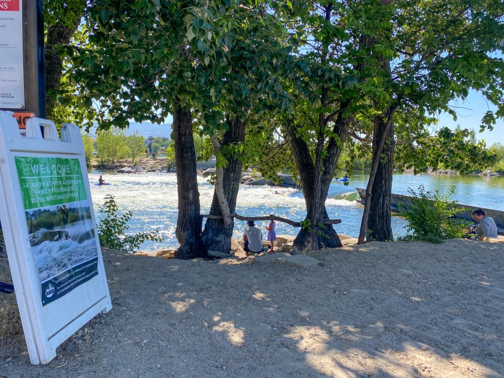 Boise Whitewater Park Surfing