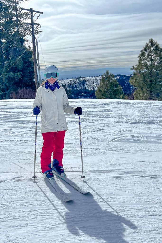 Jill Skiing at Bogus Basin