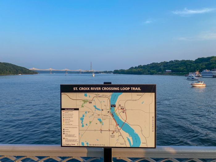 St. Croix Crossing Bridge photo from the Stillwater Lift Bridge