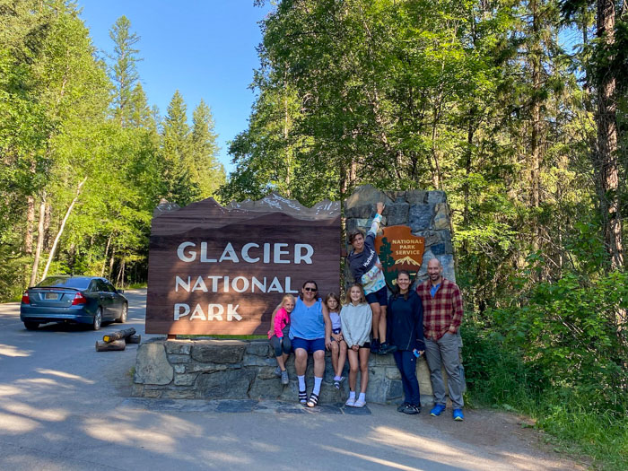 Glacier National Park Sign