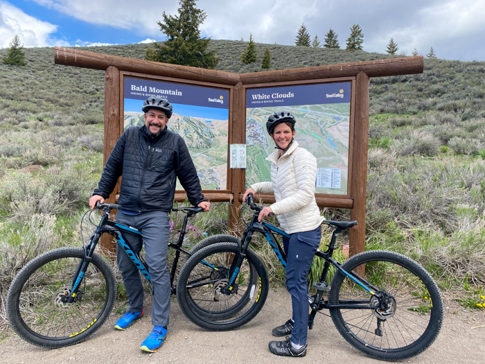 Mountain Biking Together