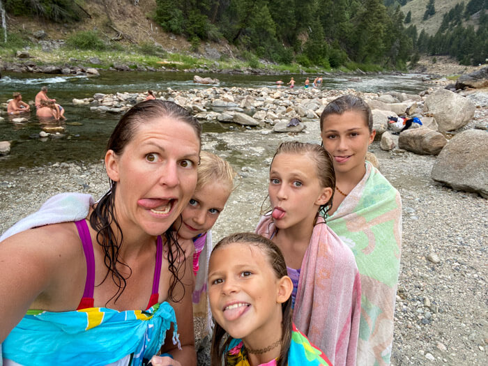 Sunbeam Hot Springs Near Stanley Idaho