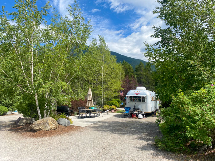 Airstream RV campsite