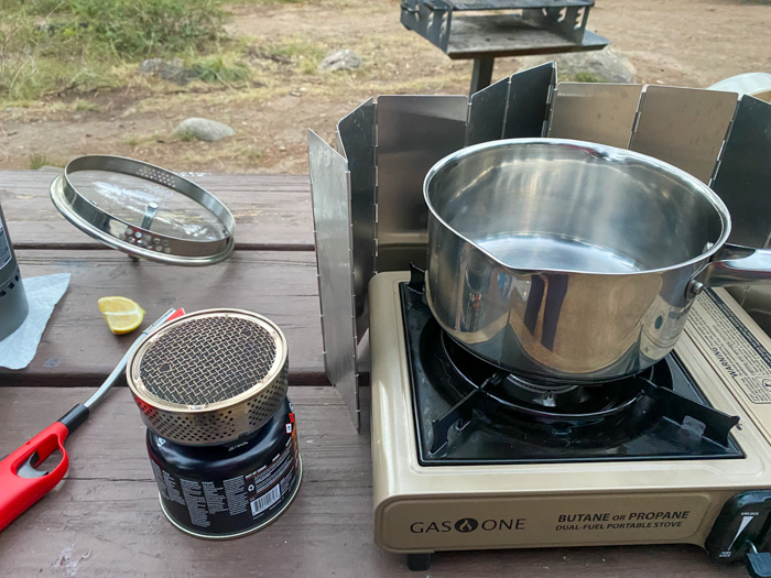 Camp stove and burner