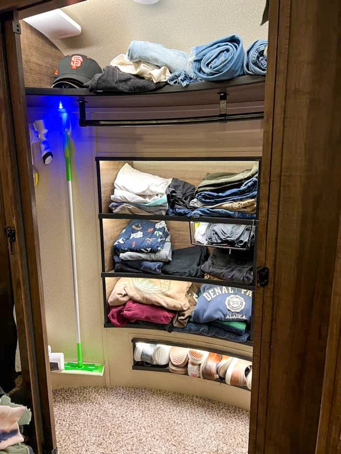 10 Storage Ideas for RV Closets: Organize Your RV Closet