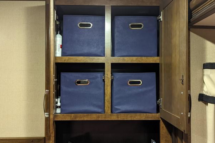 Storage ideas for RV closets