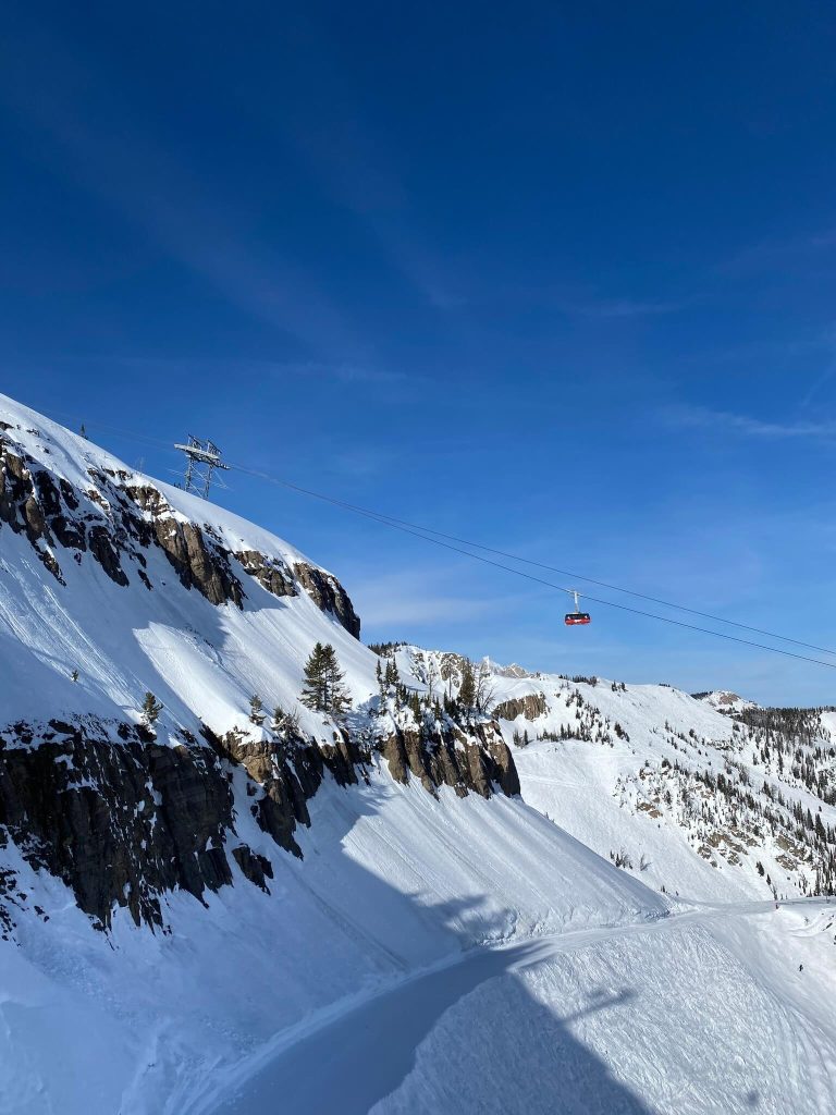 Big Red Tram at Jackson Hole