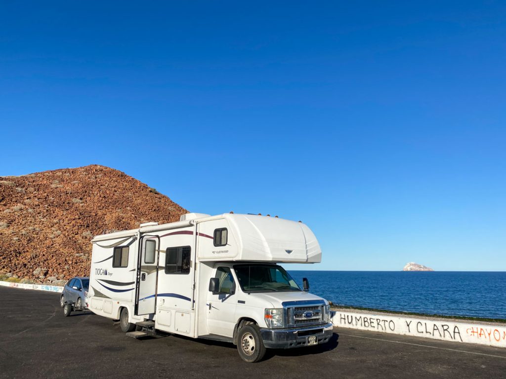 travel trailer camping in mexico