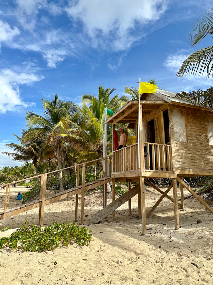 Life Guard on Flamenco Beach Culebra Beach