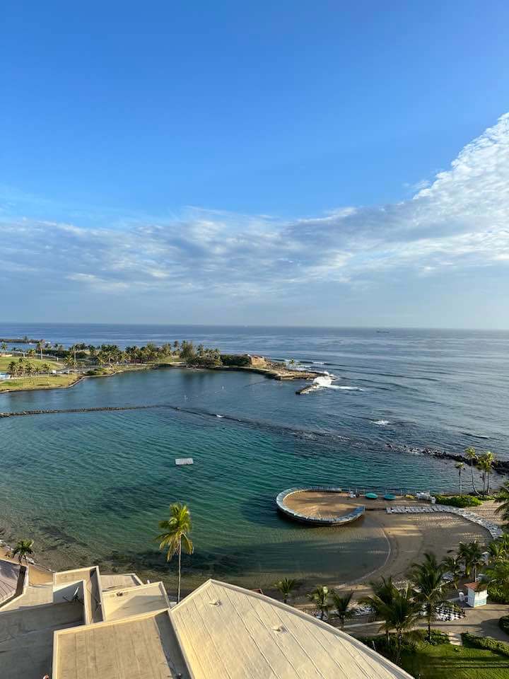 View from hotel in San Juan