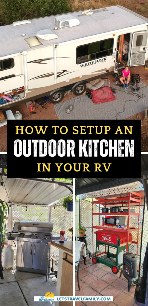 travel trailer outdoor kitchen remodel