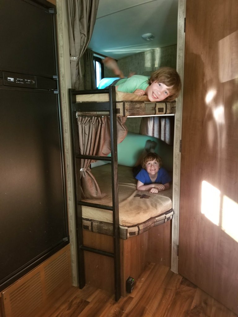 Rose Willard photos of her RV's with bunk beds